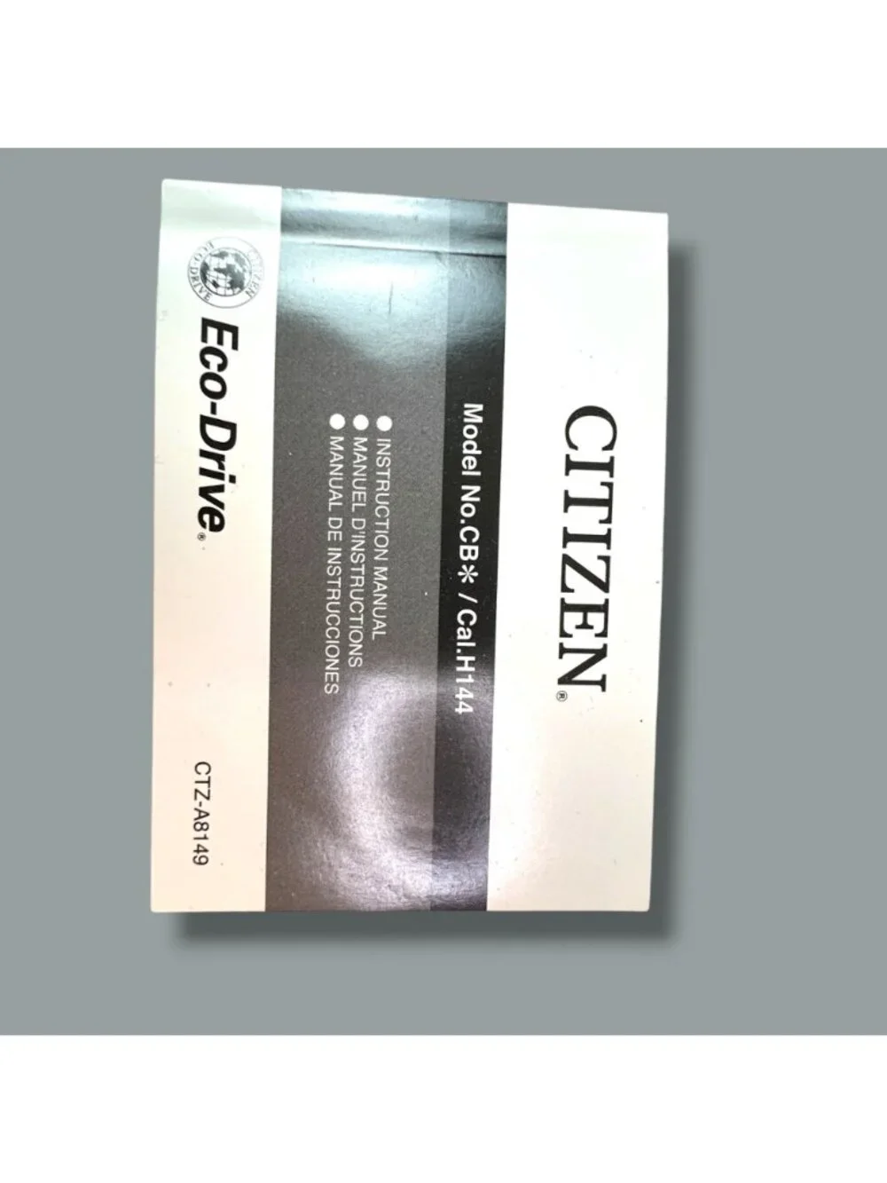 Citizen Eco-Drive Mens Two-Tone Watch With Box & Manuals - Model CB H144 - Solar